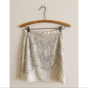 Gorgeous H&M Sequins and Beaded Skirt Size 2
